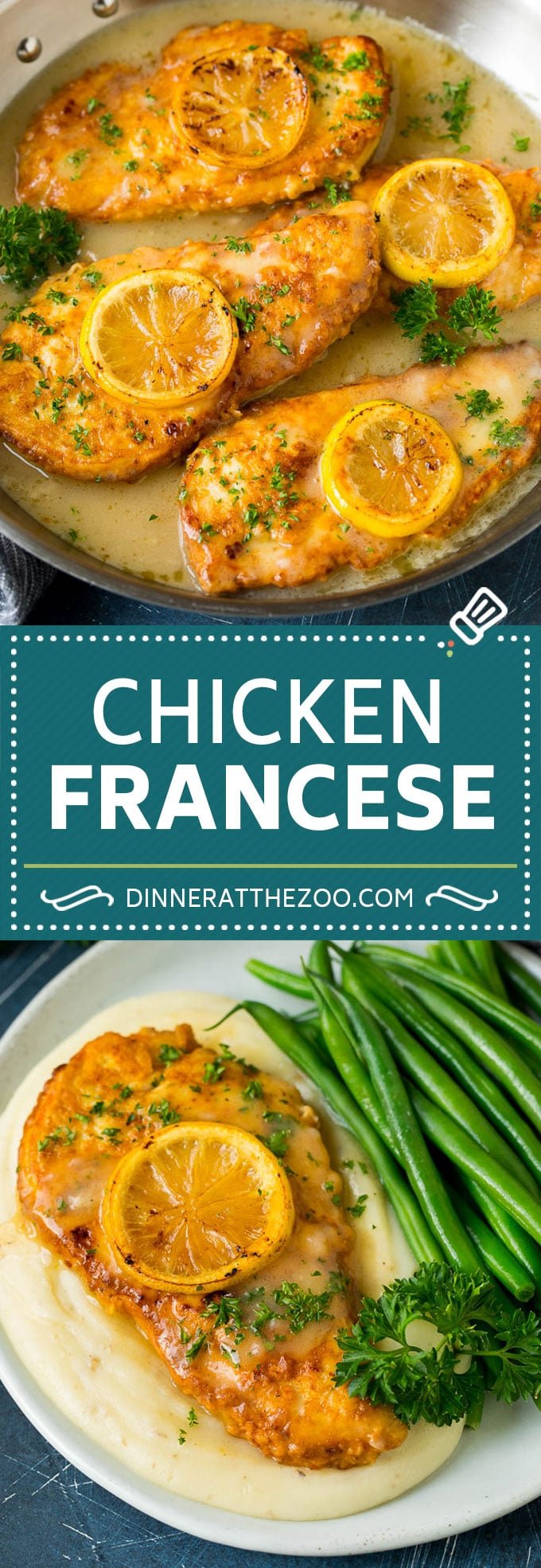 Chicken Francese Recipe #chicken #lemon #dinner #dinneratthezoo