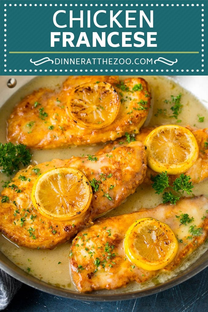 Chicken Francese Recipe #chicken #lemon #dinner #dinneratthezoo