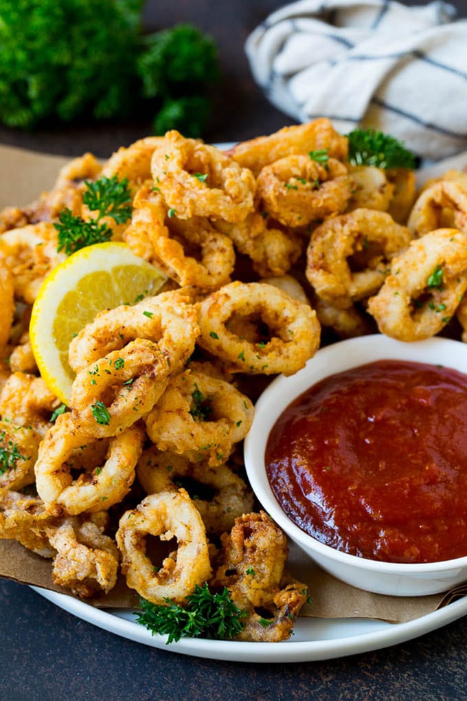 Fried Calamari Recipe - Dinner at the Zoo