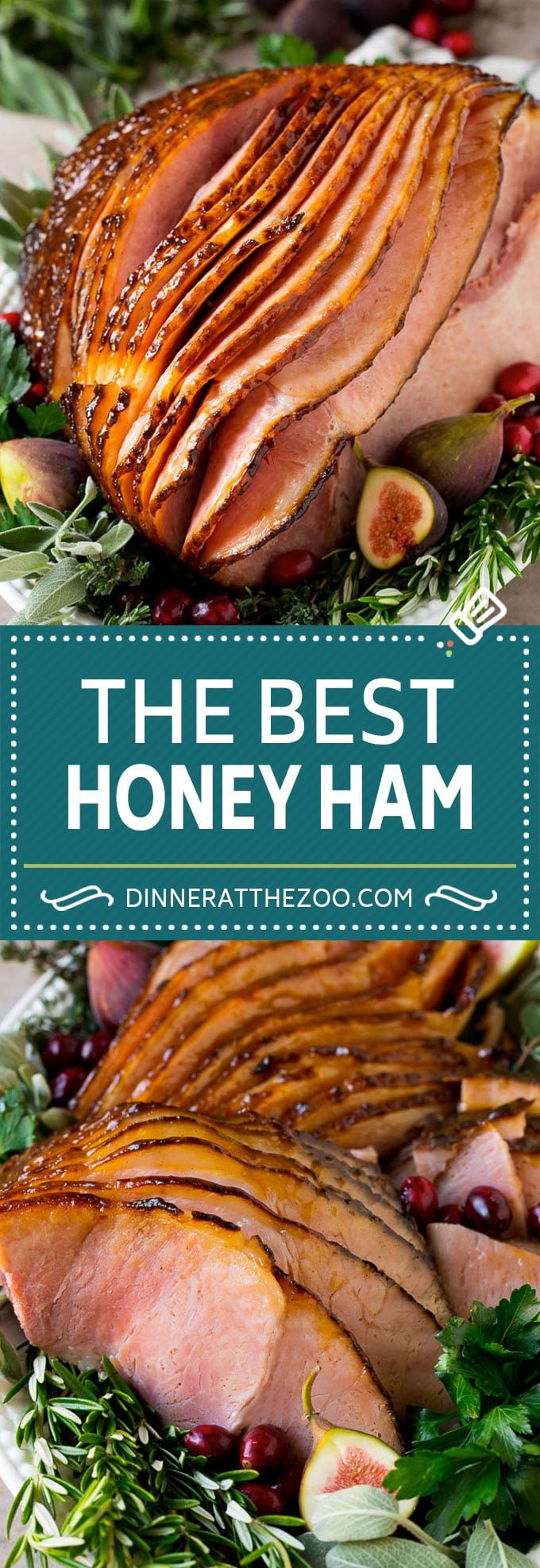 This honey glazed ham is a spiral cut ham, coated in honey and spices, then baked to golden brown perfection. This honey glazed ham is a spiral cut ham, coated in honey and spices, then baked to golden brown perfection.