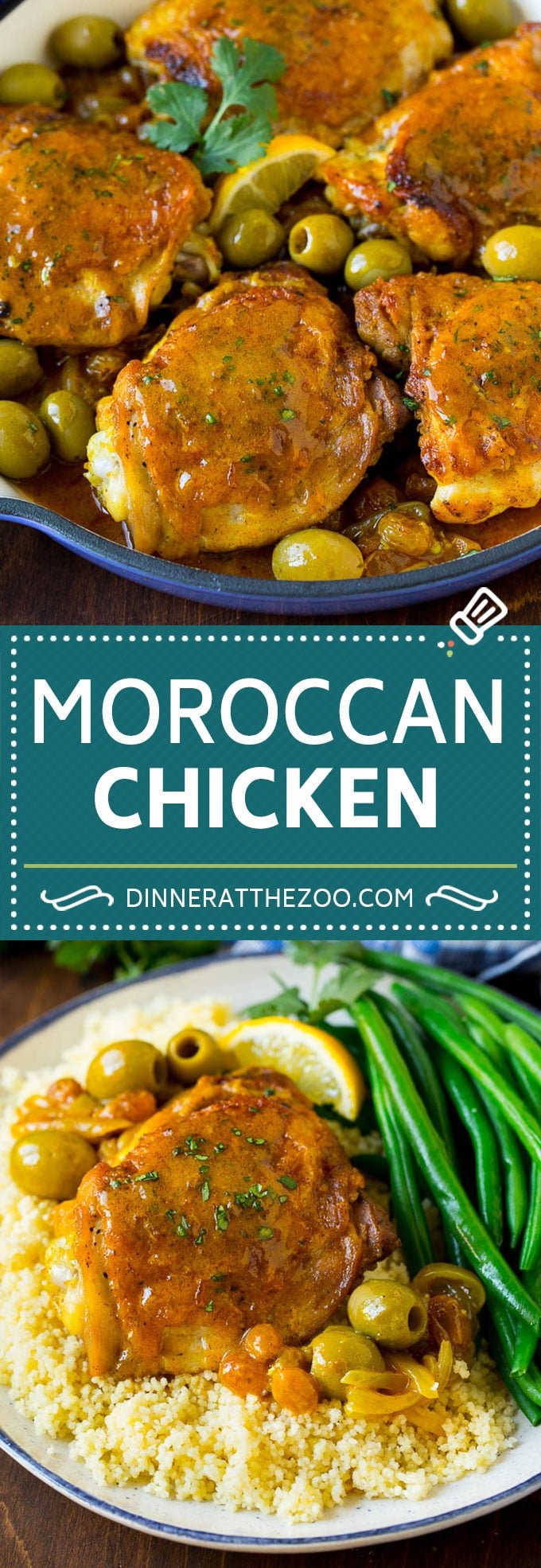 Moroccan Chicken Recipe #chicken #dinner #olives #dinneratthezoo