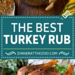 This turkey rub is a blend of savory spices that come together to make the ultimate poultry seasoning.