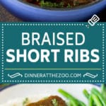 Braised Short Ribs Recipe #beef #dinner #dinneratthezoo