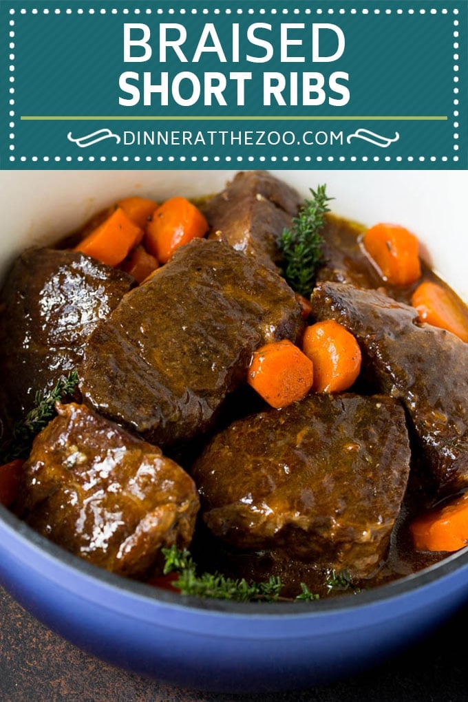 Braised Short Ribs Recipe #beef #dinner #dinneratthezoo