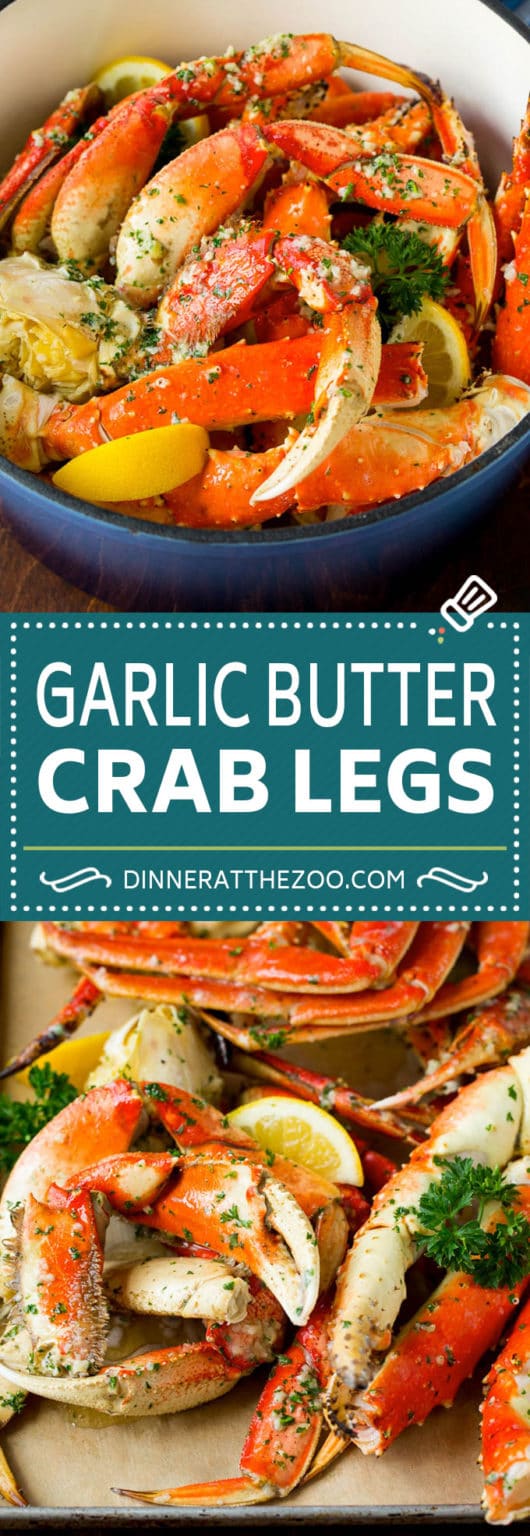 Crab Legs with Garlic Butter - Dinner at the Zoo