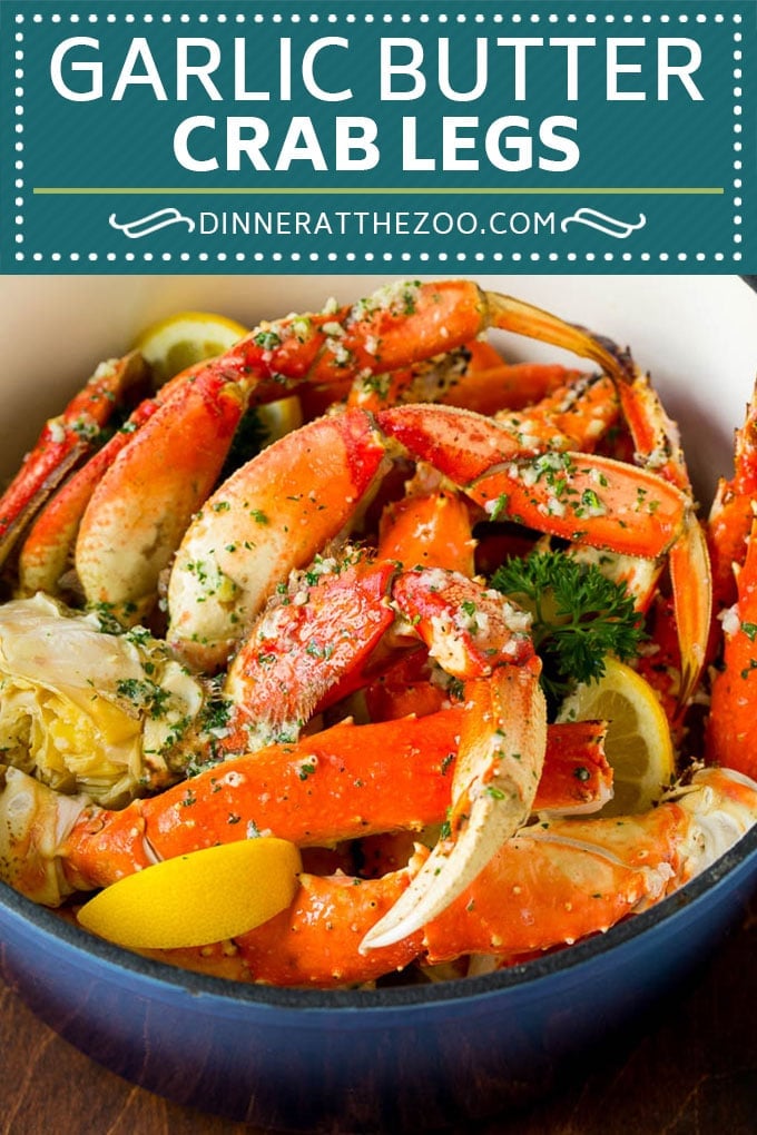 Crab Legs with Garlic Butter #crab #seafood #dinner #lowcarb #dinneratthezoo