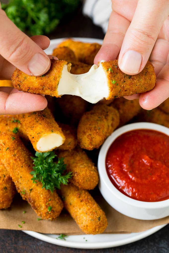 Mozzarella Sticks - Dinner at the Zoo