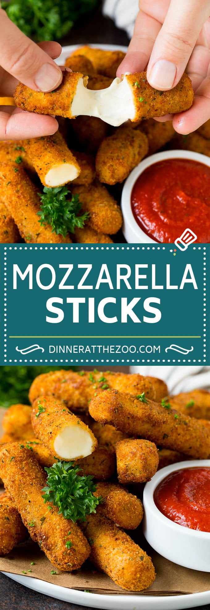 Mozzarella Sticks Recipe #cheese #appetizer #dinneratthezoo