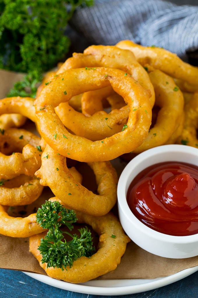 Crispy Onion Strings - Deliciously Seasoned