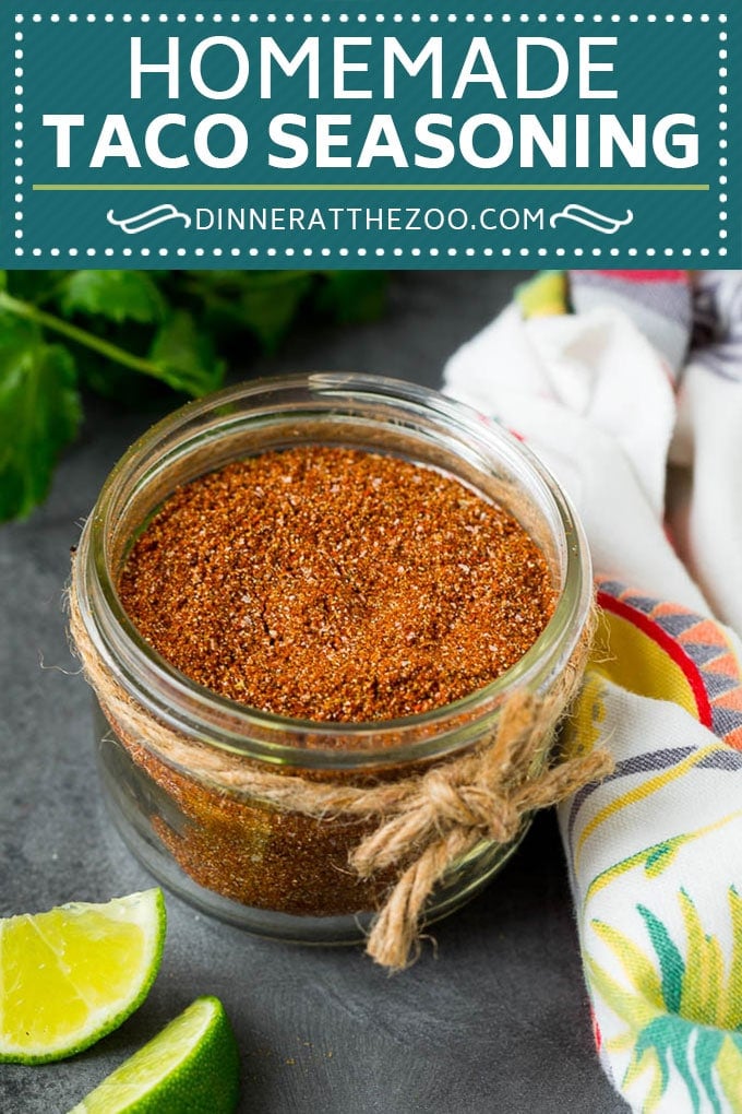 DIY Taco Seasoning Mix (sugar free) - Spinach Tiger