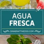 This agua fresca recipe is a basic formula to produce a perfect Mexican style fruit drink every time!