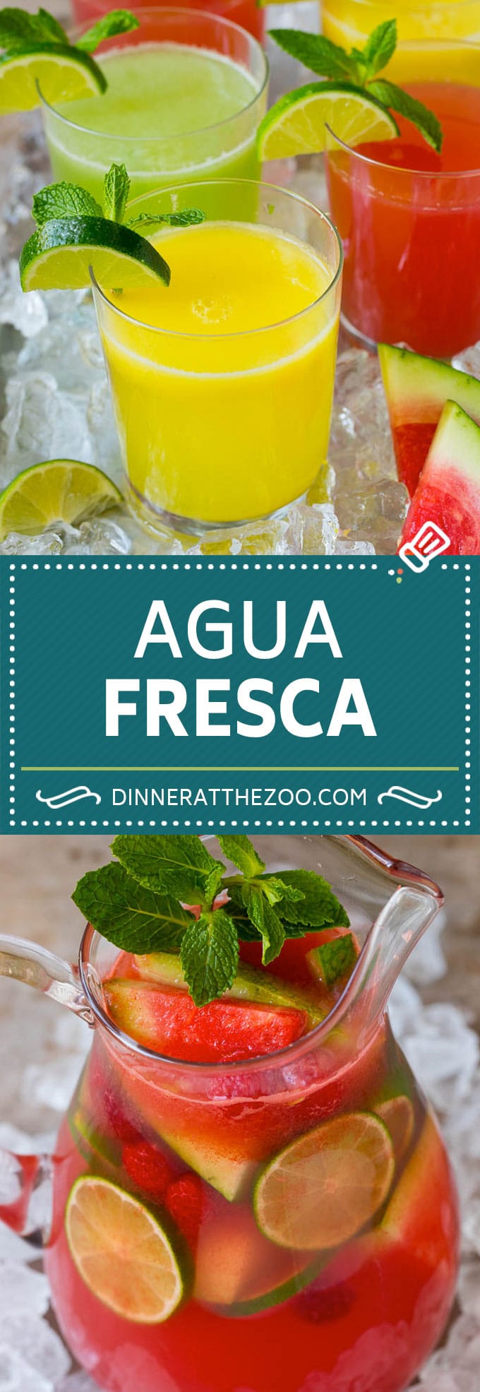 This agua fresca recipe is a basic formula to produce a perfect Mexican style fruit drink every time!