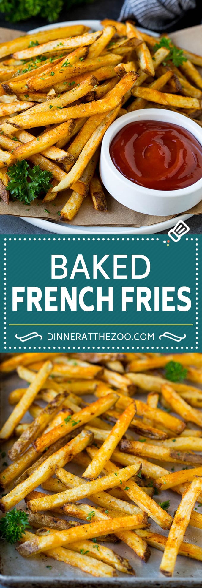 Homemade French Fries - Dinner at the Zoo