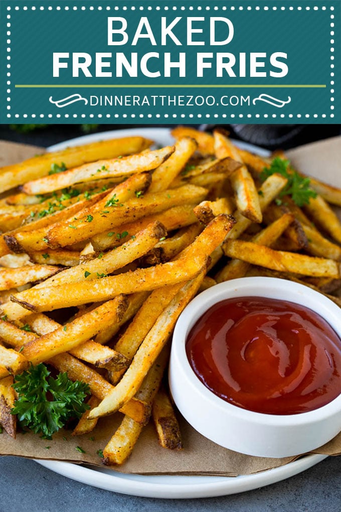 Baked French Fries Recipe #potatoes #fries #dinner #dinneratthezoo