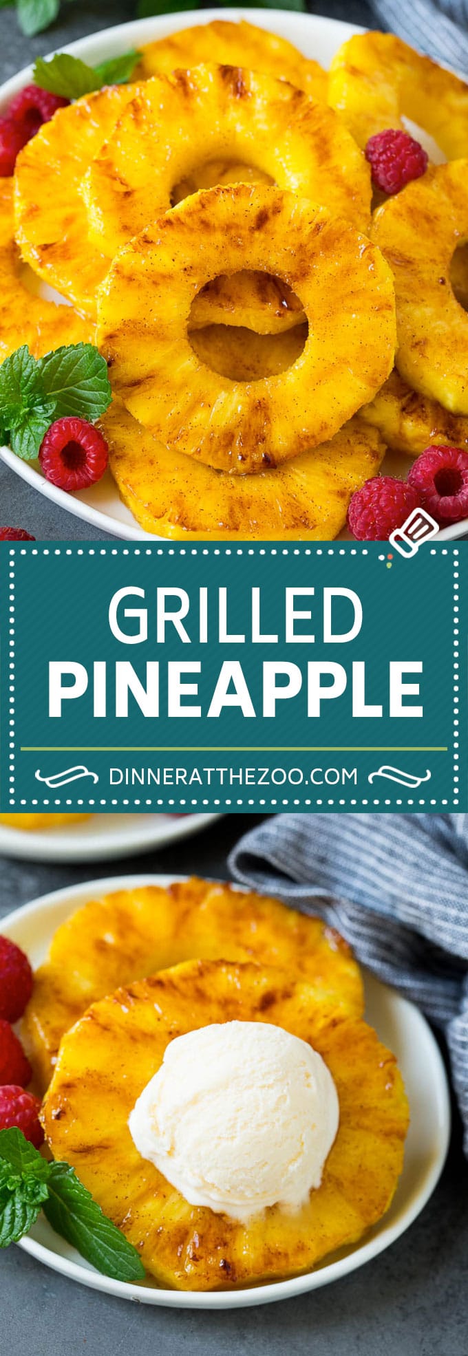 Brown sugar grilled pineapple is a quick and easy side dish or dessert!