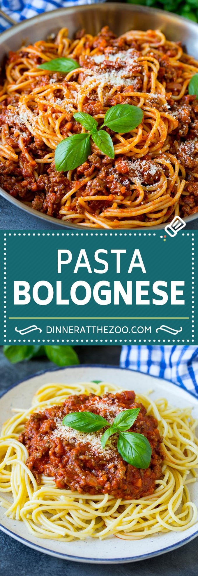 Pasta bolognese with spaghetti tossed in the most delicious homemade meat sauce.