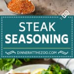 This steak seasoning takes just minutes to make and adds so much flavor to beef, chicken and pork.