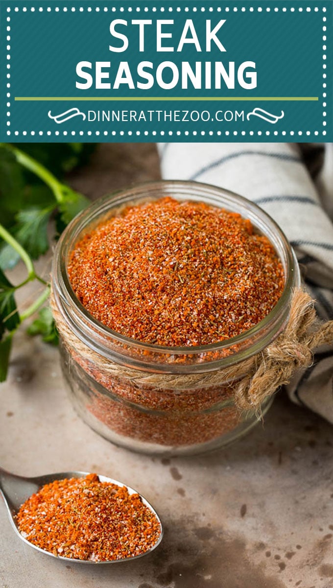 This steak seasoning takes just minutes to make and adds so much flavor to beef, chicken and pork.