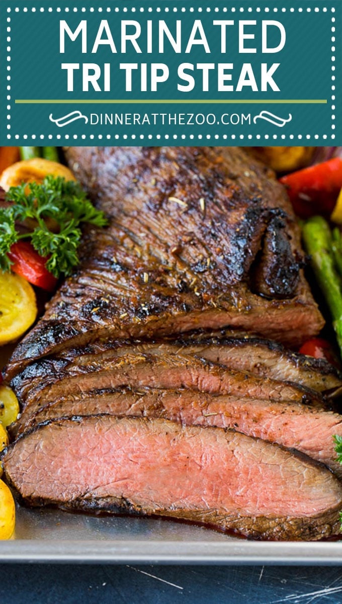 The best tri tip marinade for perfectly tender beef every time! #beef #dinneratthezoo