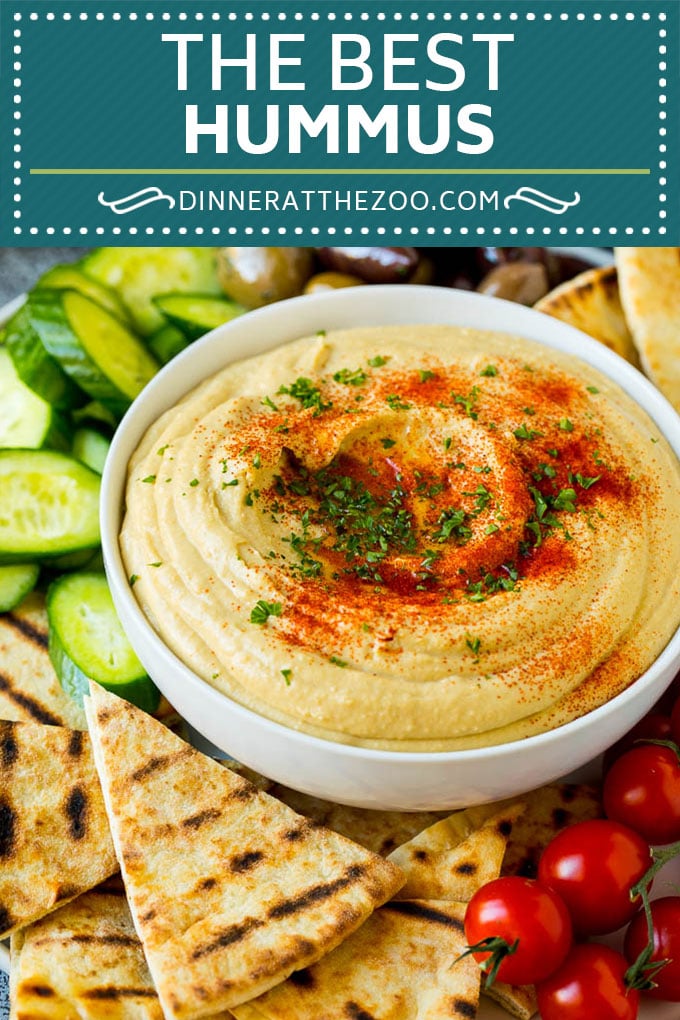 The Best Hummus Recipe - Dinner at the Zoo