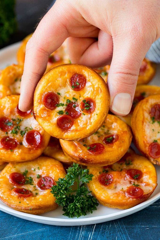 mini pizza bites