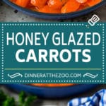 These honey glazed carrots are the perfect easy side dish option.