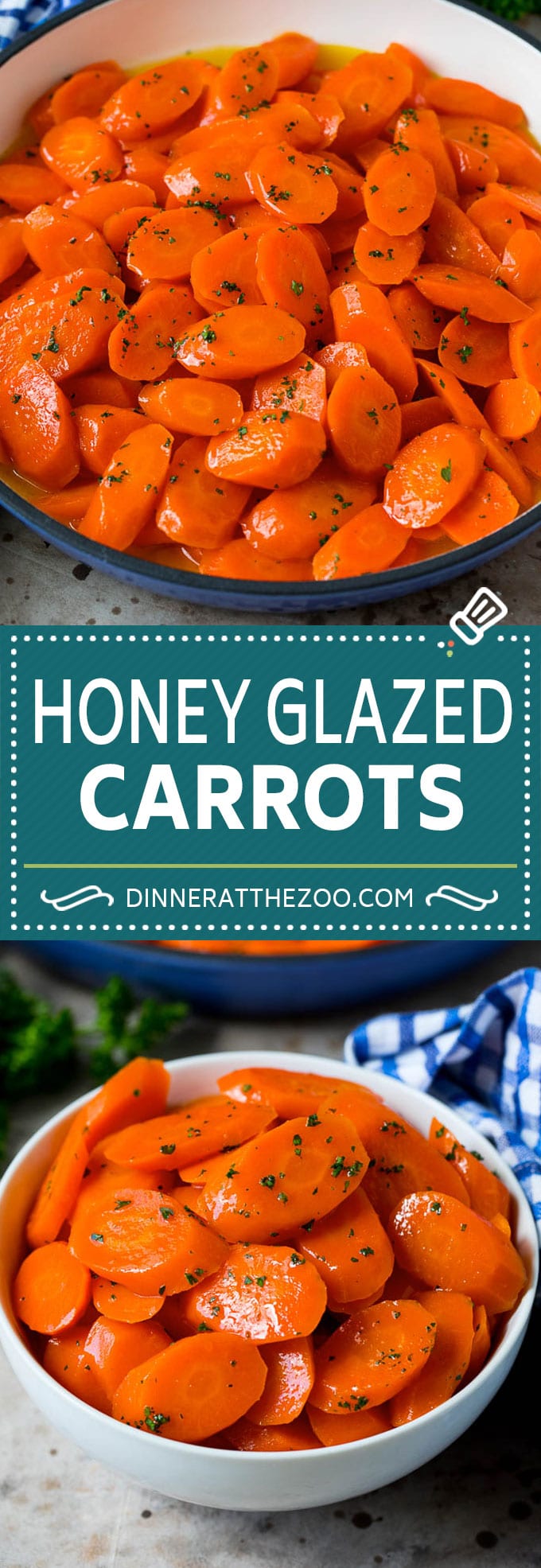 These honey glazed carrots are the perfect easy side dish option.