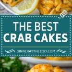 These Maryland crab cakes are fresh crab combined with seasonings and cracker crumbs, then baked to make an easy yet elegant appetizer or main course.