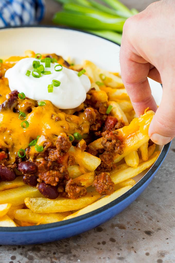 Chili Cheese Fries - Dinner at the Zoo