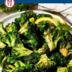 This grilled broccoli is marinated in garlic, herbs and olive oil, then seared to tender perfection.