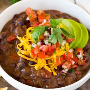 Black Bean Soup - Dinner at the Zoo