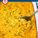 This corn souffle recipe is a flavorful blend of corn kernels, butter, eggs and creamed corn, all baked to light and fluffy perfection.