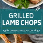 These grilled lamb chops are coated in a savory garlic and herb marinade, then cooked to tender perfection.