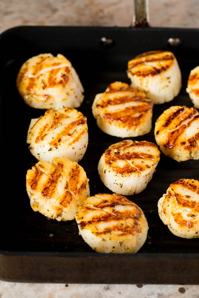 Grilled Scallops with Lemon and Herbs Dinner at the Zoo