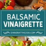 This balsamic vinaigrette is a flavorful dressing that adds bold flavor to salads, vegetables and even proteins.