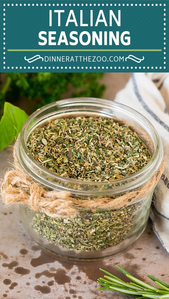 This homemade Italian seasoning is a blend of a variety of herbs and spices that creates a flavorful mix.