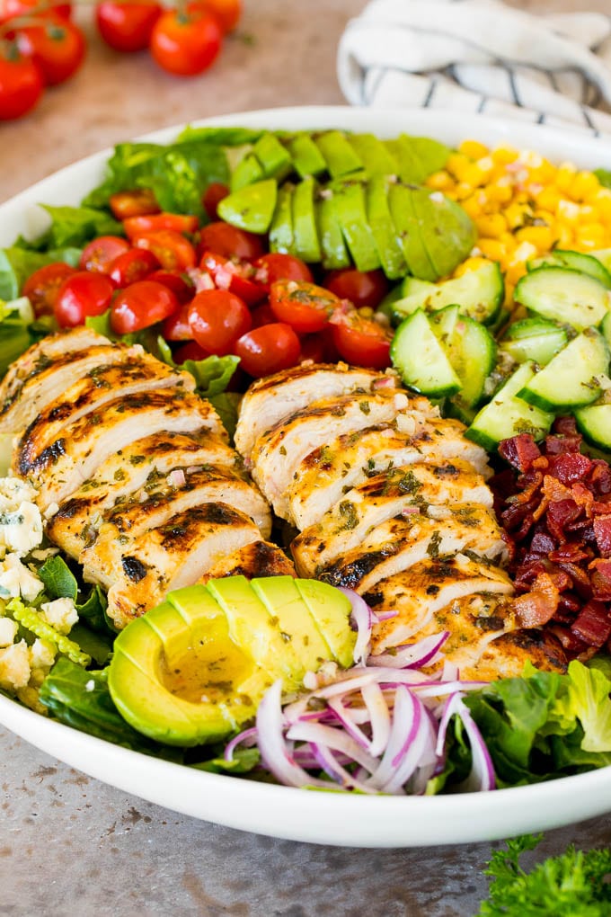 Grilled chicken discount marinade for salad