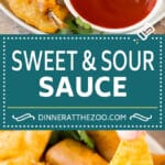 This sweet and sour sauce is a homemade version of the classic Asian sauce that takes just minutes to make.