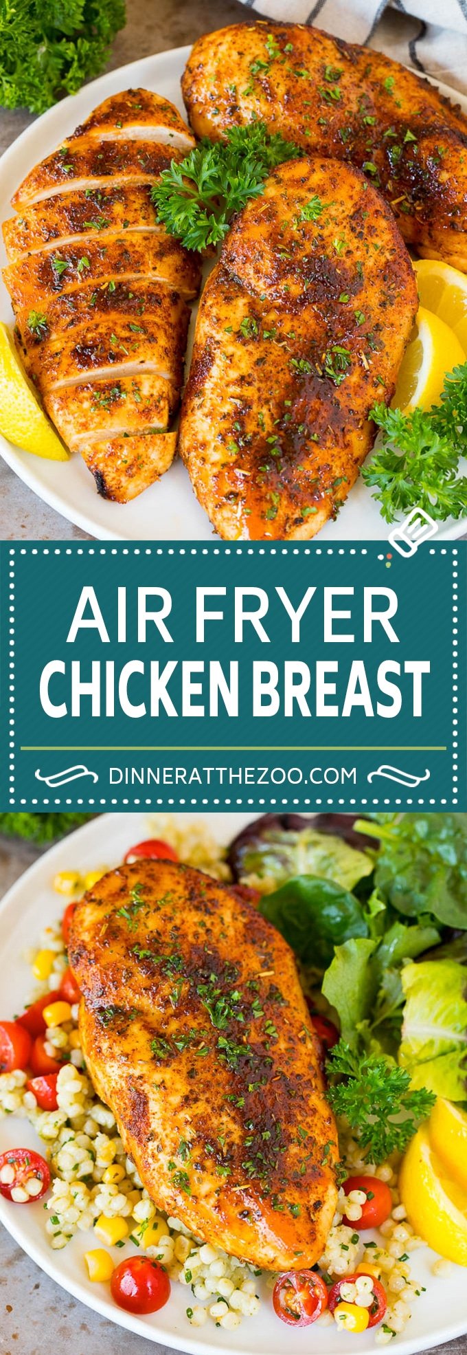 Air Fryer Chicken Breast - Dinner at the Zoo