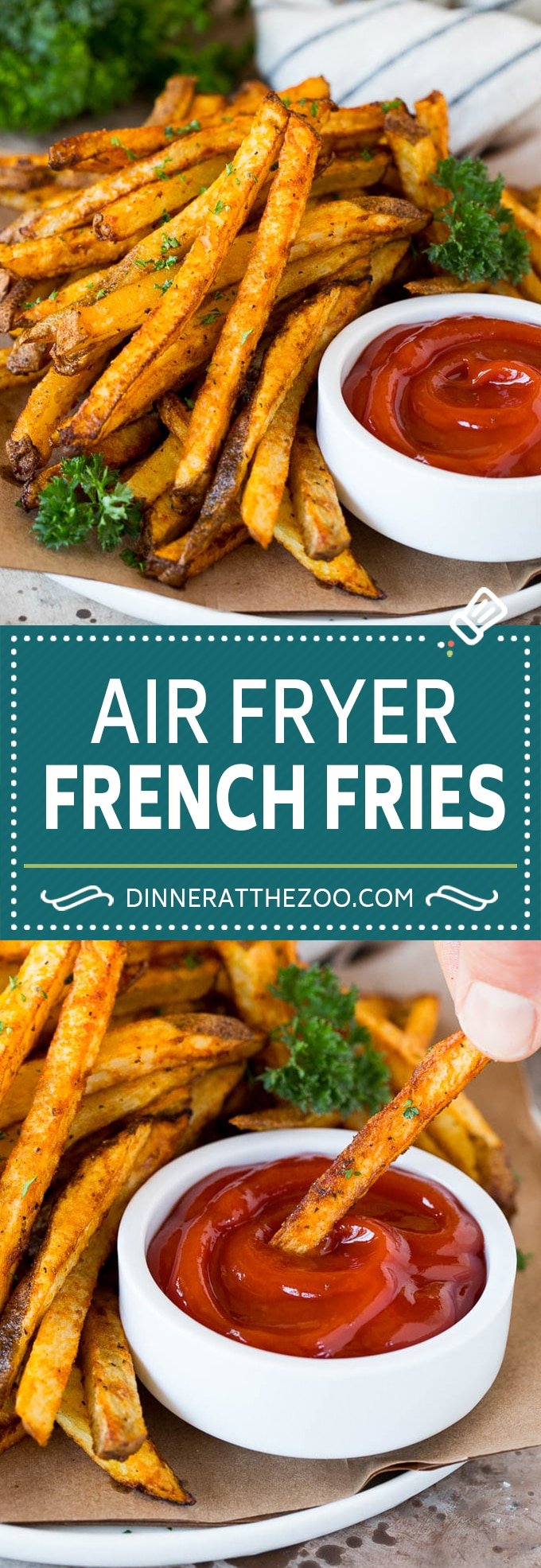 Homemade French Fries - Dinner at the Zoo