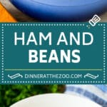This ham and beans recipe is the best way to use up leftover ham!