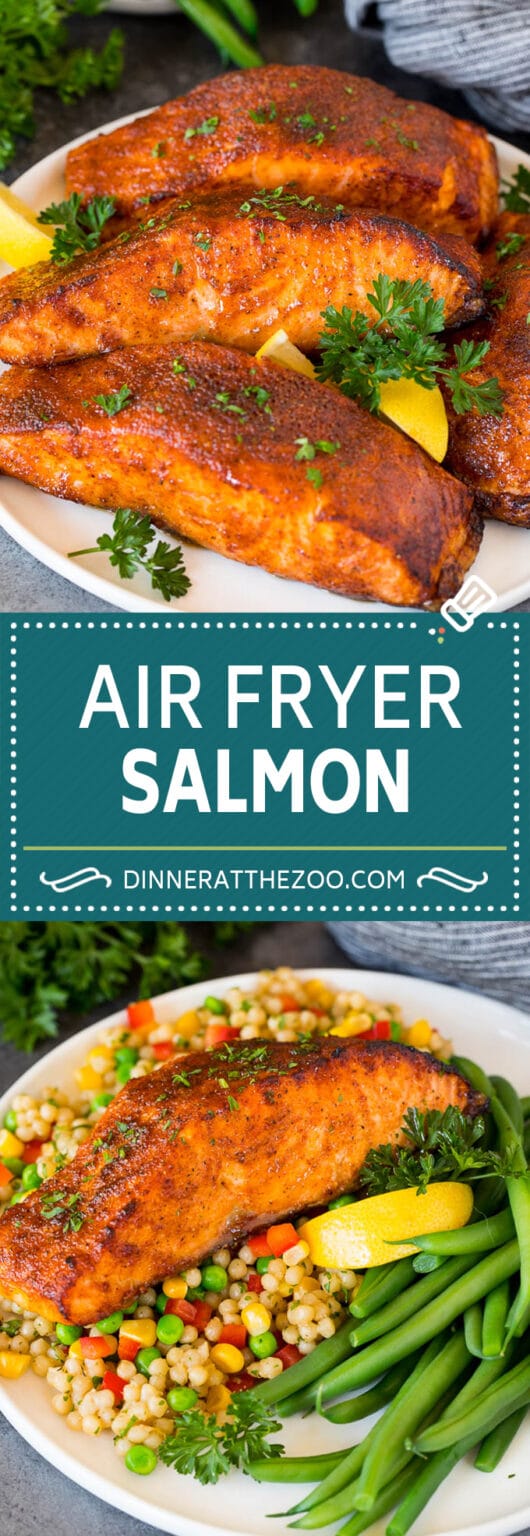 Air Fryer Salmon Dinner at the Zoo