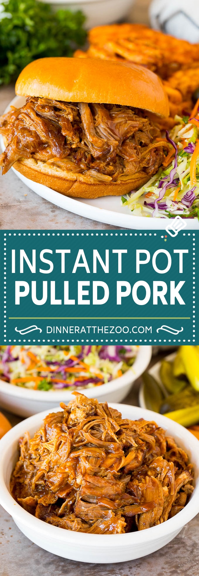 This Instant Pot pulled pork is chunks of meat coated in spices, then pressure cooked to tender and juicy perfection.