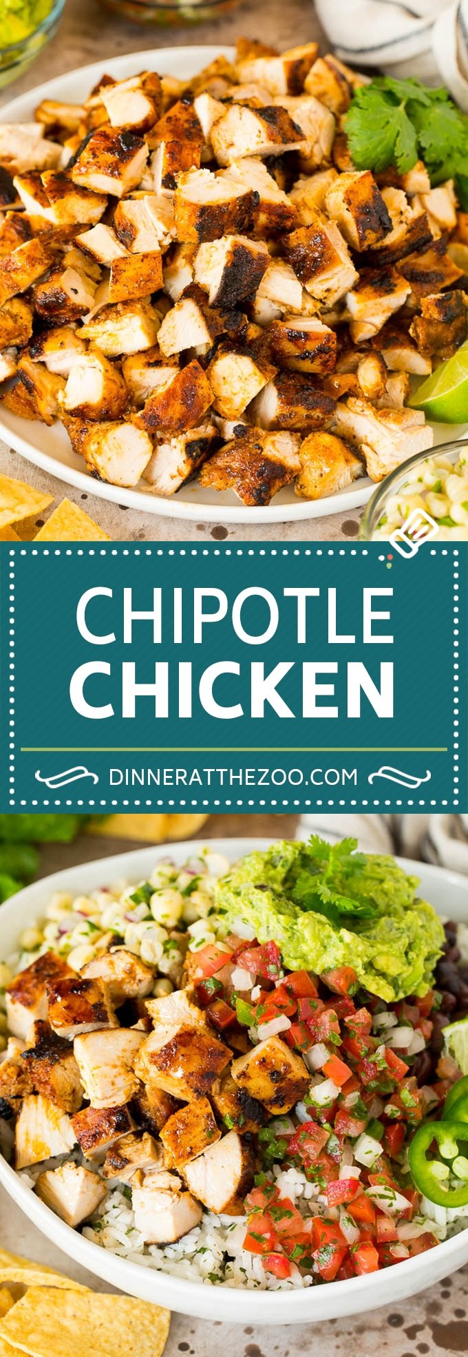 Chipotle Chicken (Copycat Recipe) Dinner at the Zoo