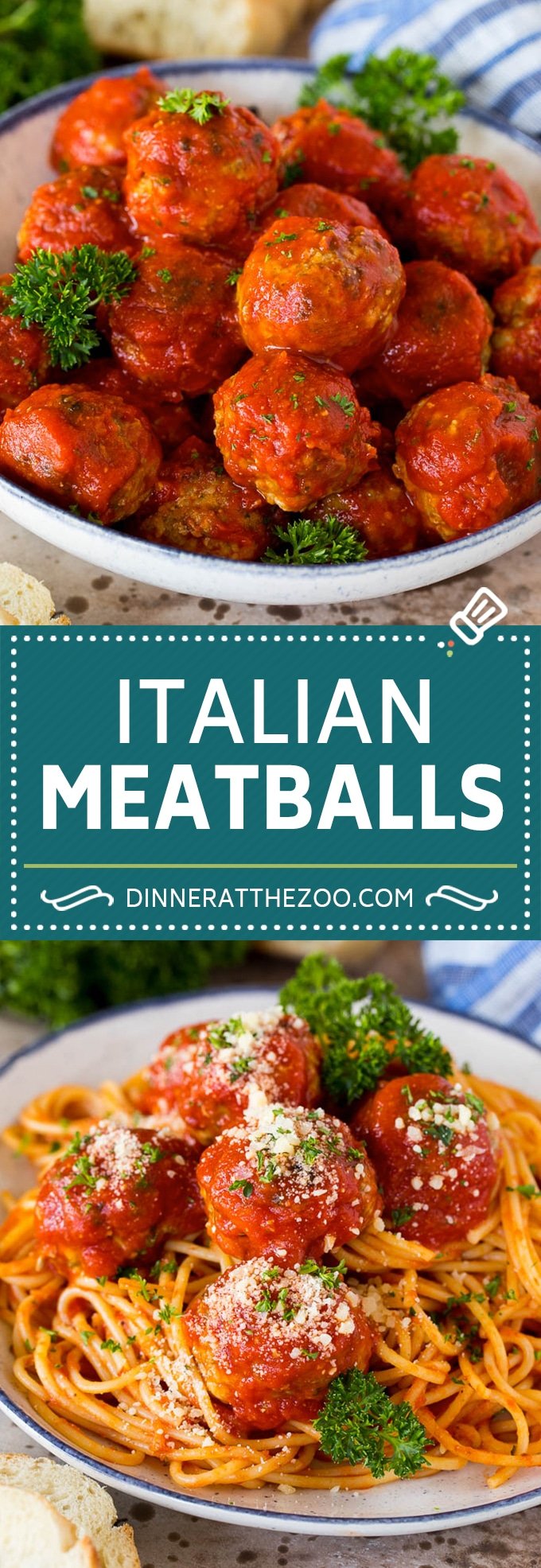 The best Italian meatballs with a blend of two types of meat and the perfect amount of herbs and spices.