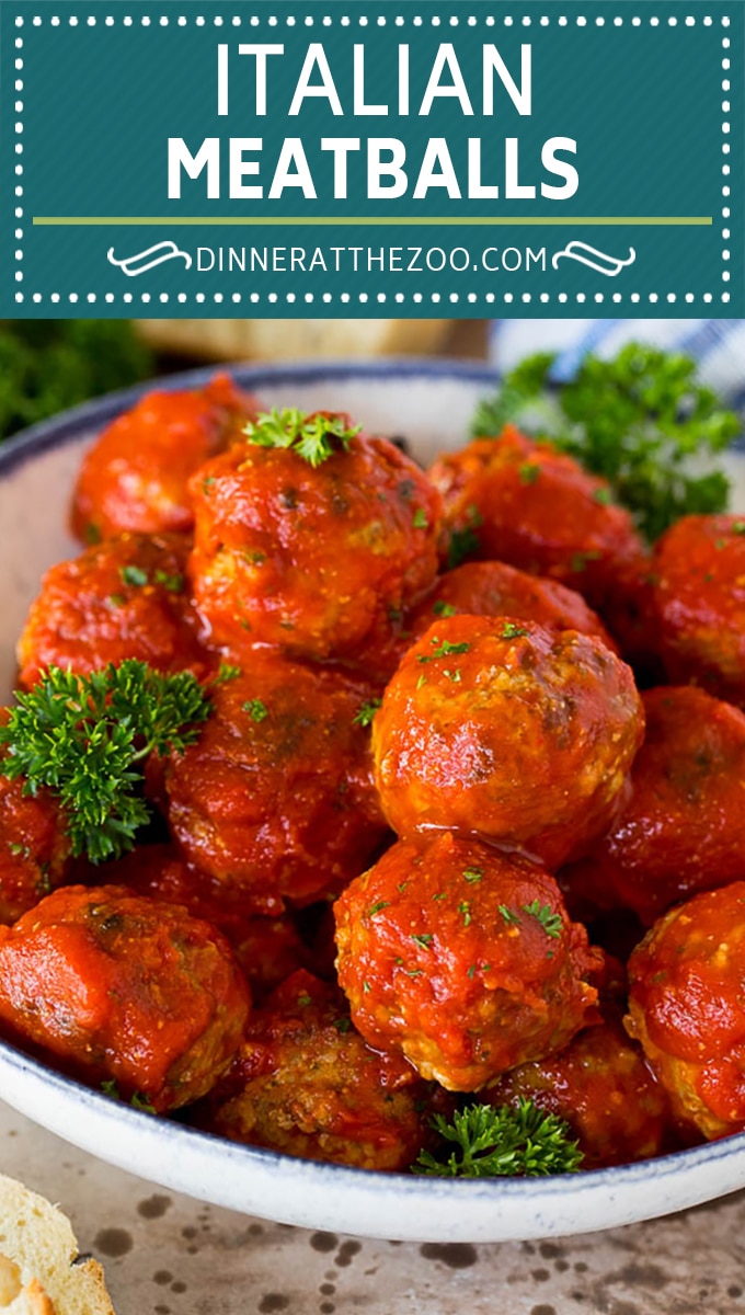 The best Italian meatballs with a blend of two types of meat and the perfect amount of herbs and spices.