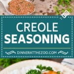 This Creole seasoning is a savory blend of herbs and spices that are combined to make an all purpose mix that's great for flavoring chicken, seafood and vegetables.