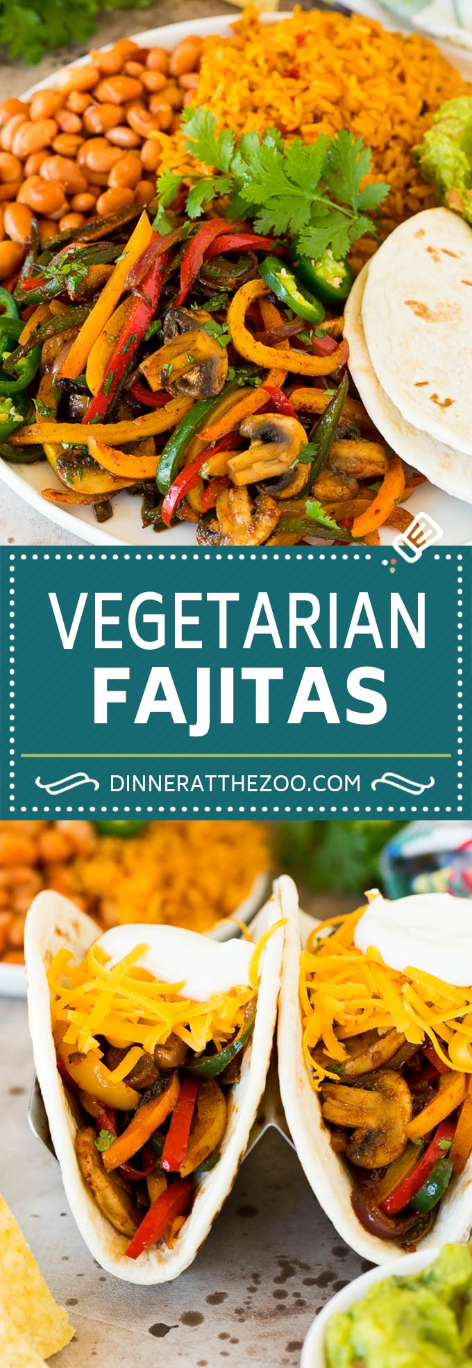 Vegetarian Fajitas - Dinner at the Zoo