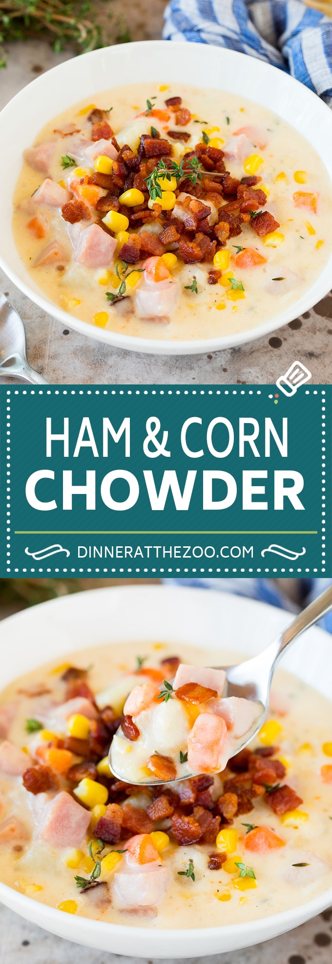 Ham and Corn Chowder - Dinner at the Zoo