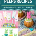 A group of recipes made with peeps.